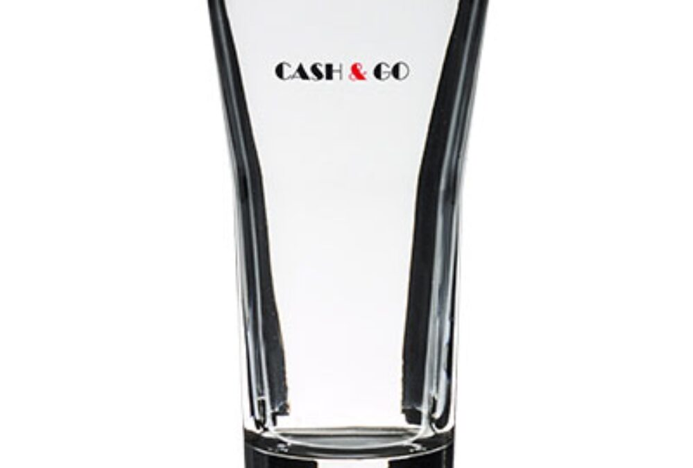 Wysoka szklanka z logo KZL13501-14